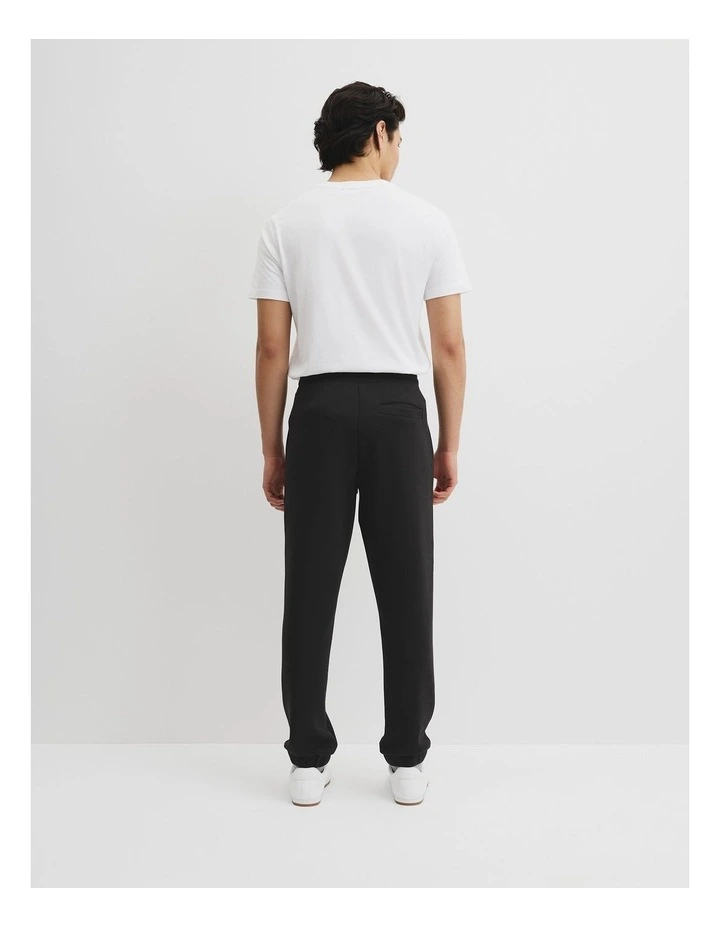 Pintuck Jogger in Black image 4