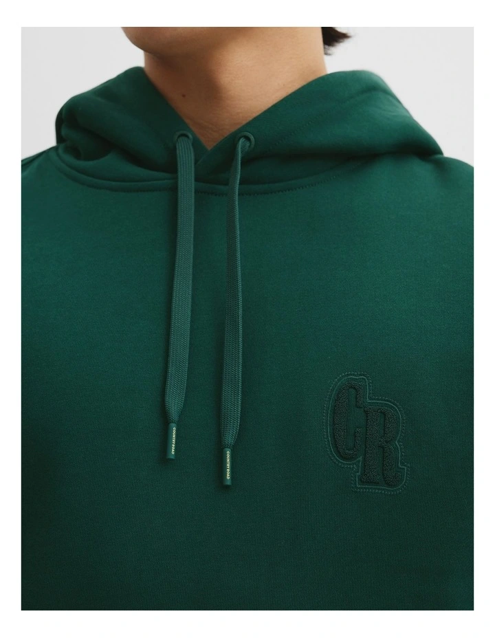 Australian Cotton Hooded Sweat in Pine image 2
