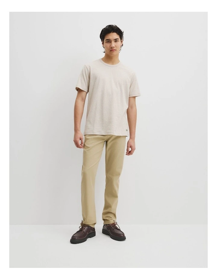 Workwear Australian Cotton T-shirt in Oatmeal Marle image 4