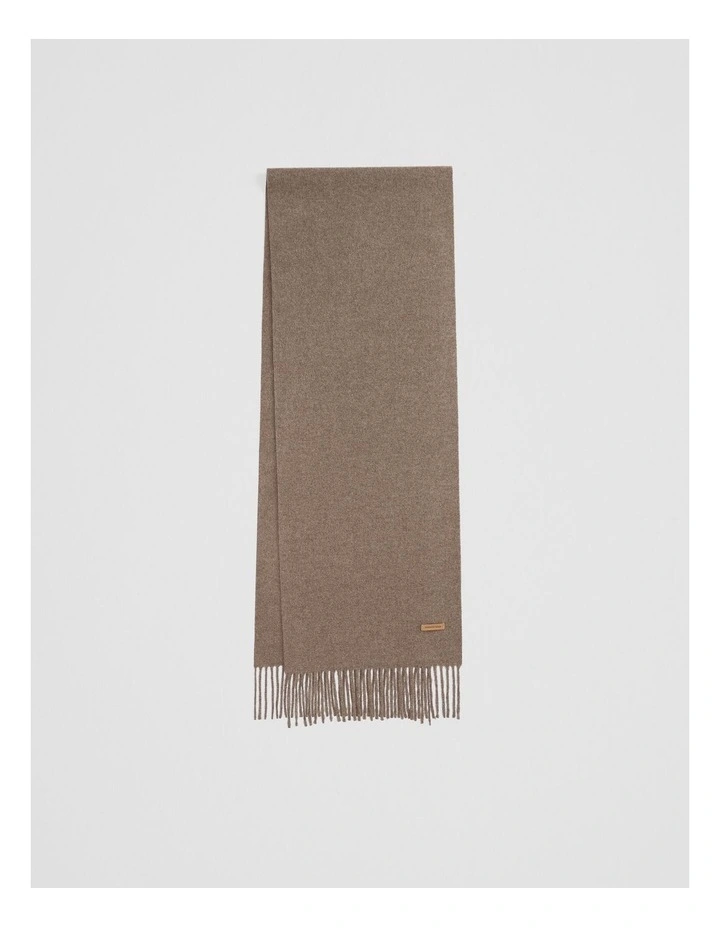 Woven Scarf in Neutral image 1