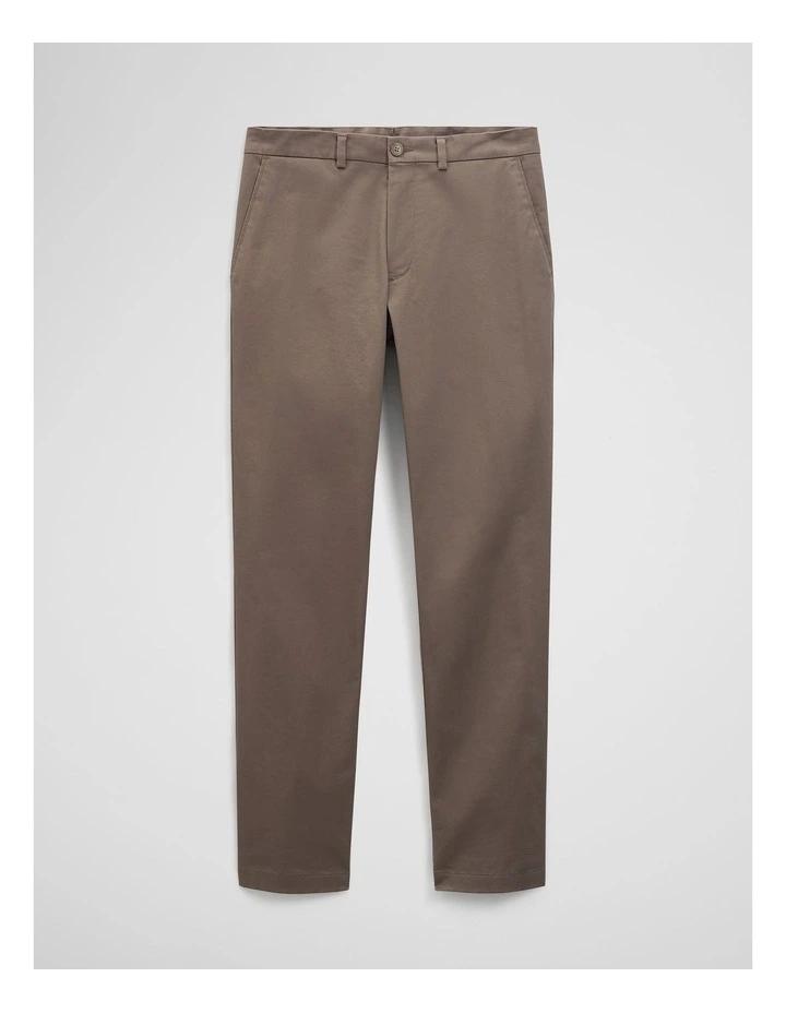 Regular Fit Travel Trouser in Mushroom image 2