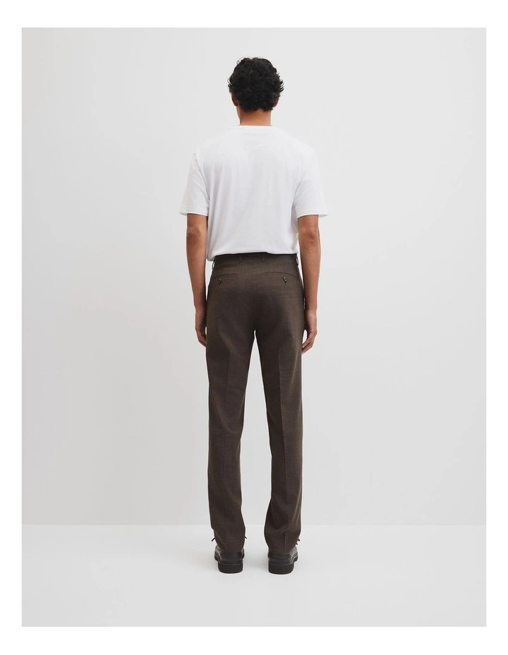 Hndstooth Tlrd Pant in Chocolate image 4