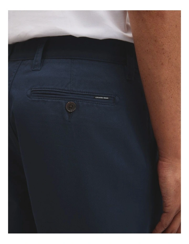 Relaxed Cot Twill Pant in Navy image 3