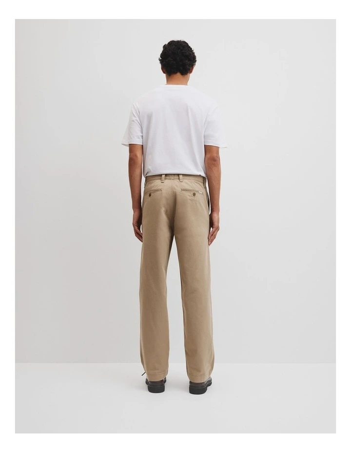 Relaxed Cot Twill Pant in Dune image 4