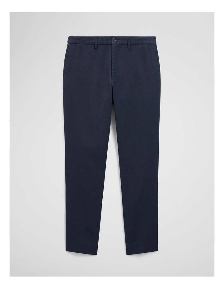 Linen Cotton Pant in Navy image 2