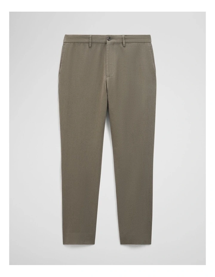Linen Cotton Pant in Dried Sage image 2