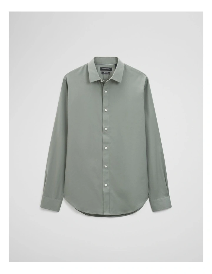 Regular Fit Oxford Shirt in Dried Sage image 2