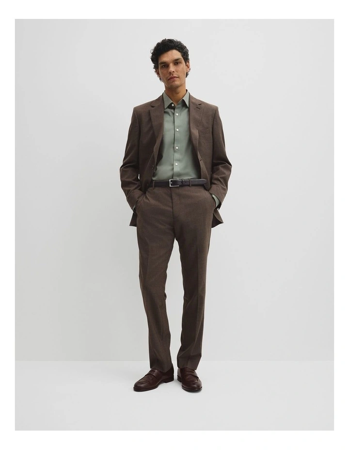 Regular Fit Oxford Shirt in Dried Sage image 4