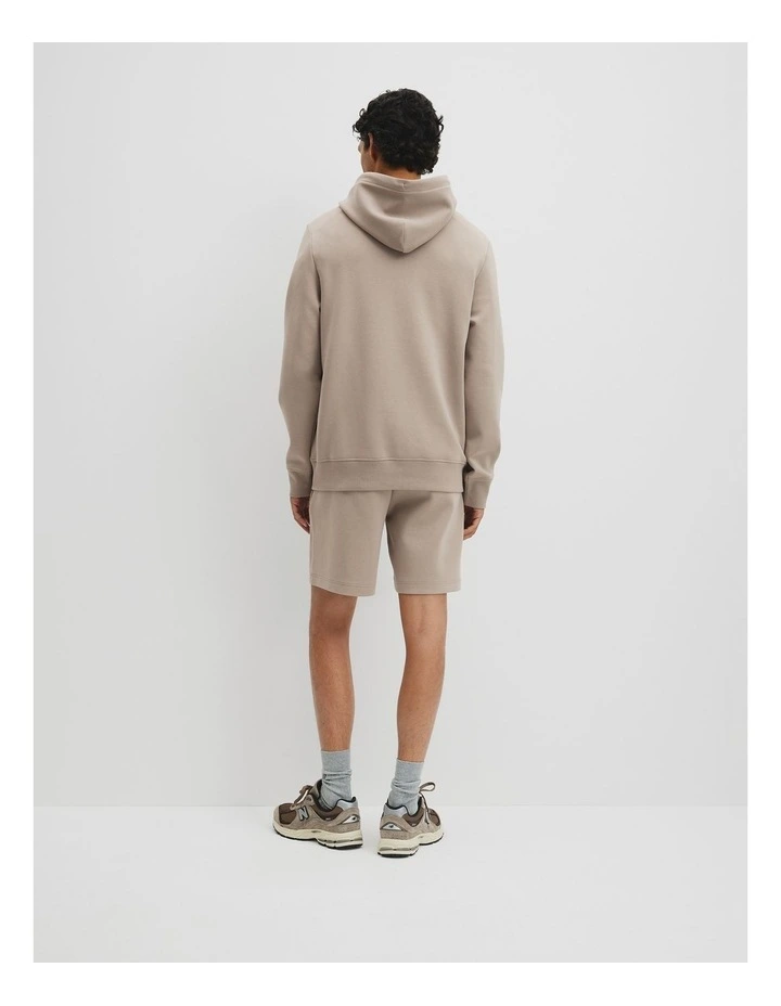 Athleisure Hooded Sweat in Taupe image 5