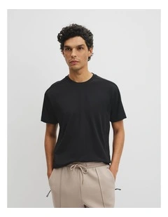 Athleisure Tee in Black