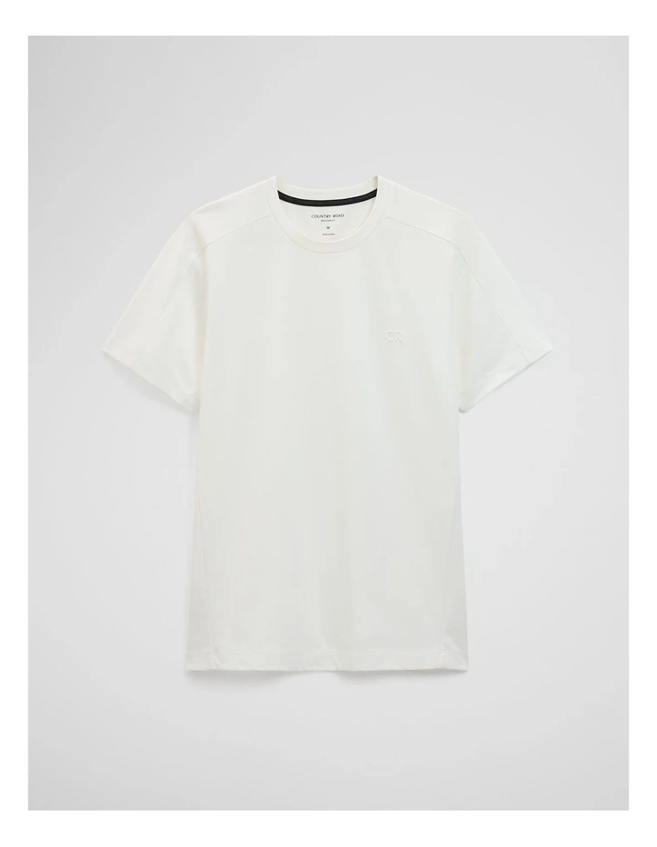 Athleisure Tee in White image 2