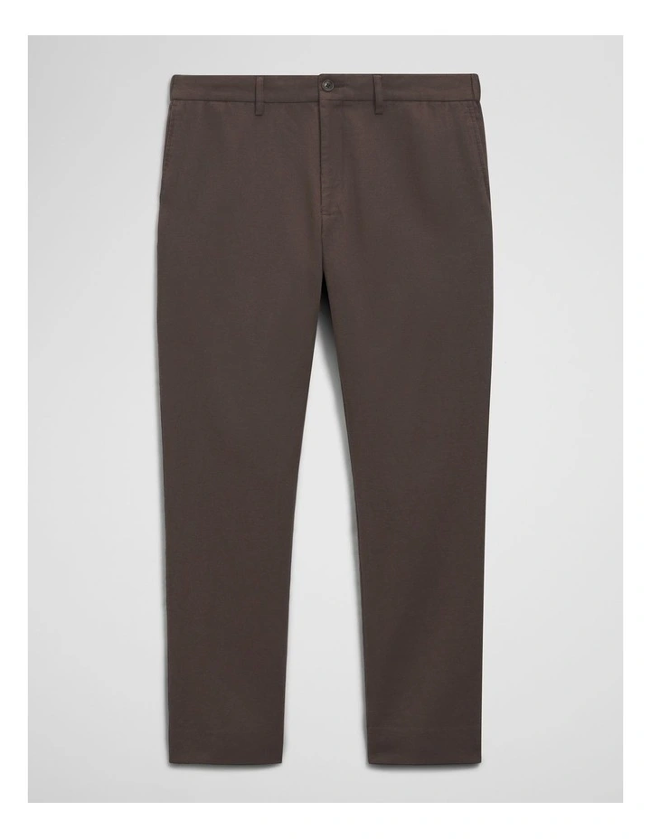 Linen Cotton Pant in Coffee image 2