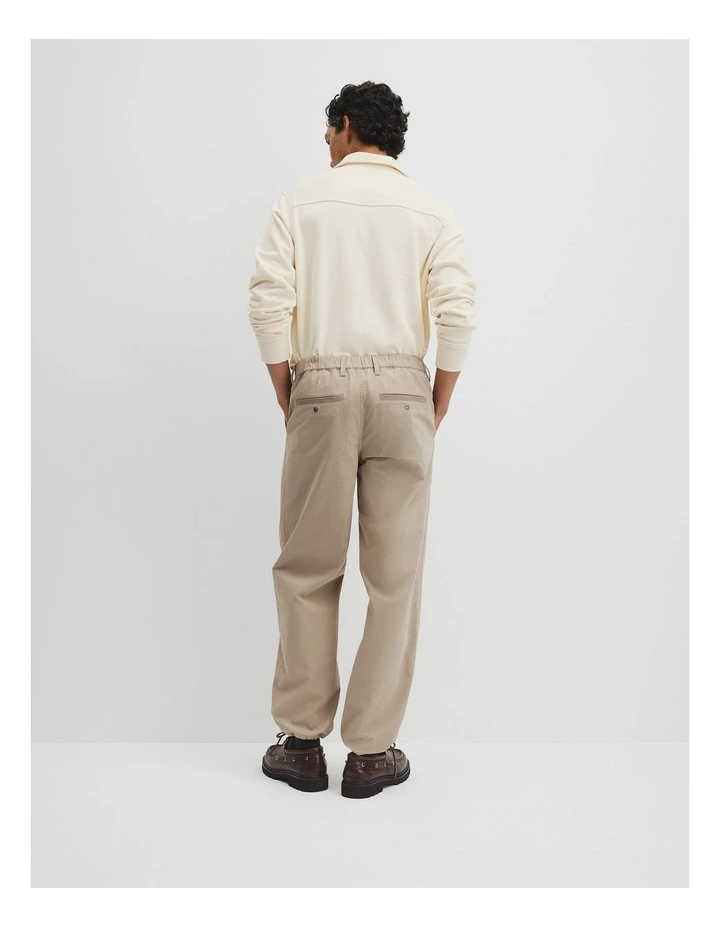 Relaxed Utility Jogger in Stone image 5