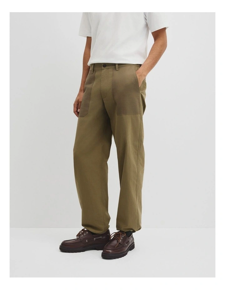Relaxed Utility Jogger in Dried Sage image 4