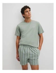 Short Pyjama Sleep Set in Dried Sage