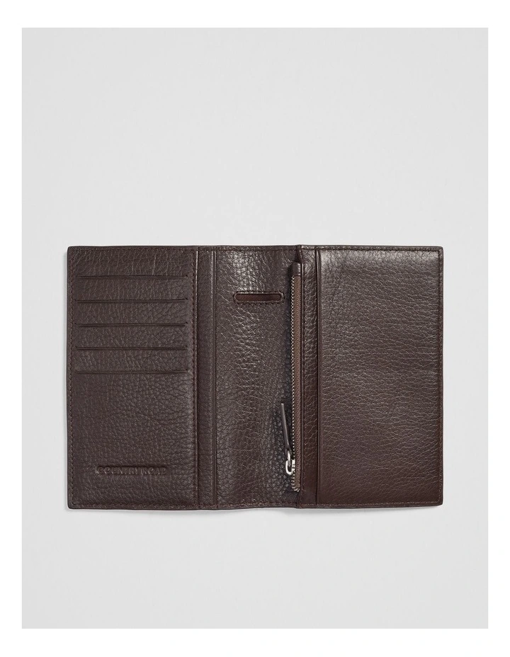 Rhys Passport Wallet in Chocolate image 2