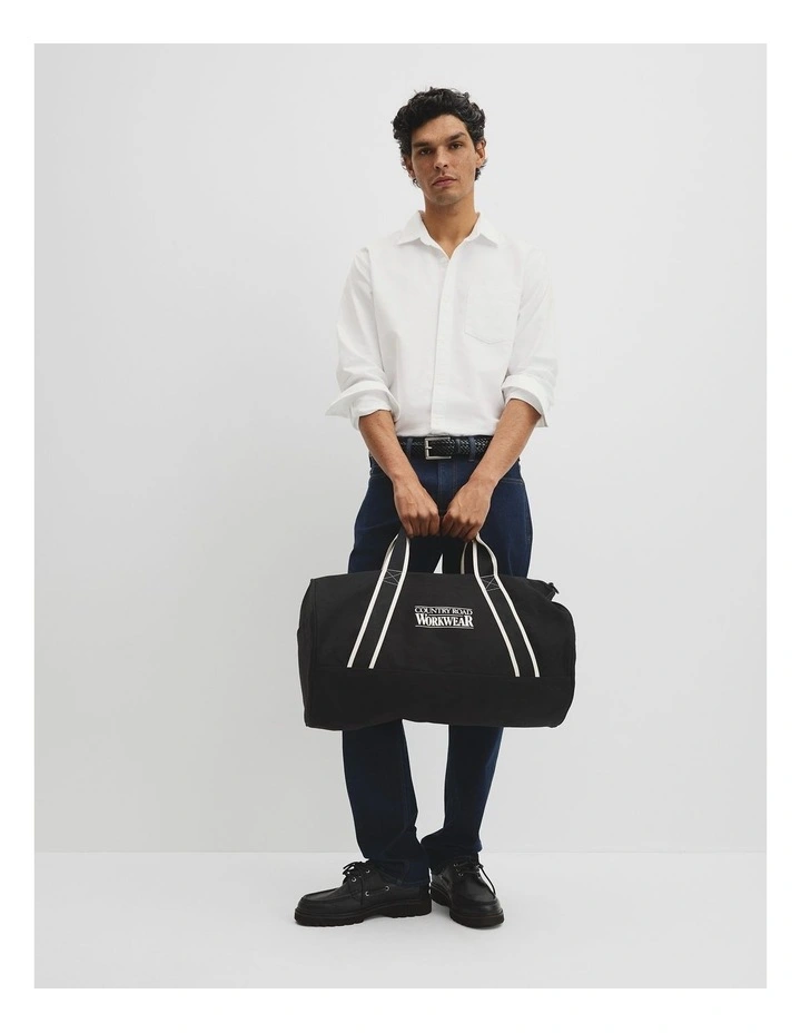 Carter Duffle Bag in Black image 2
