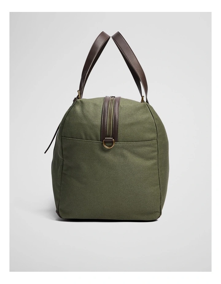 Hudson Cotton Duffle Bag in Moss Green image 5