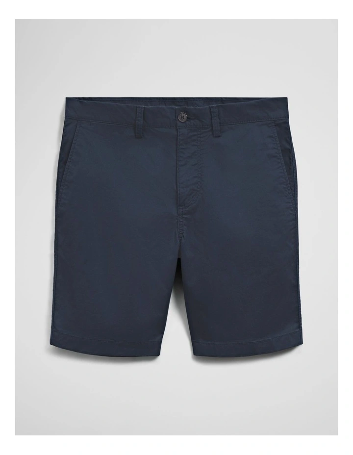 Australian Cotton Stretch Chino Short in Navy image 2