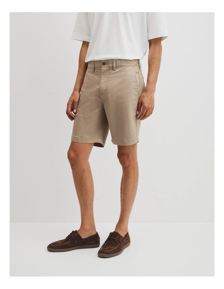 Australian Cotton Stretch Chino Short in Birch image 4