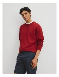 Australian Cotton Cr 1974 Sweat in Red Gum