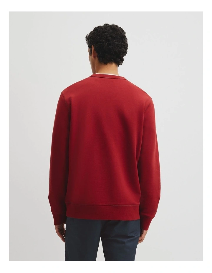 Australian Cotton Cr 1974 Sweat in Red Gum image 5