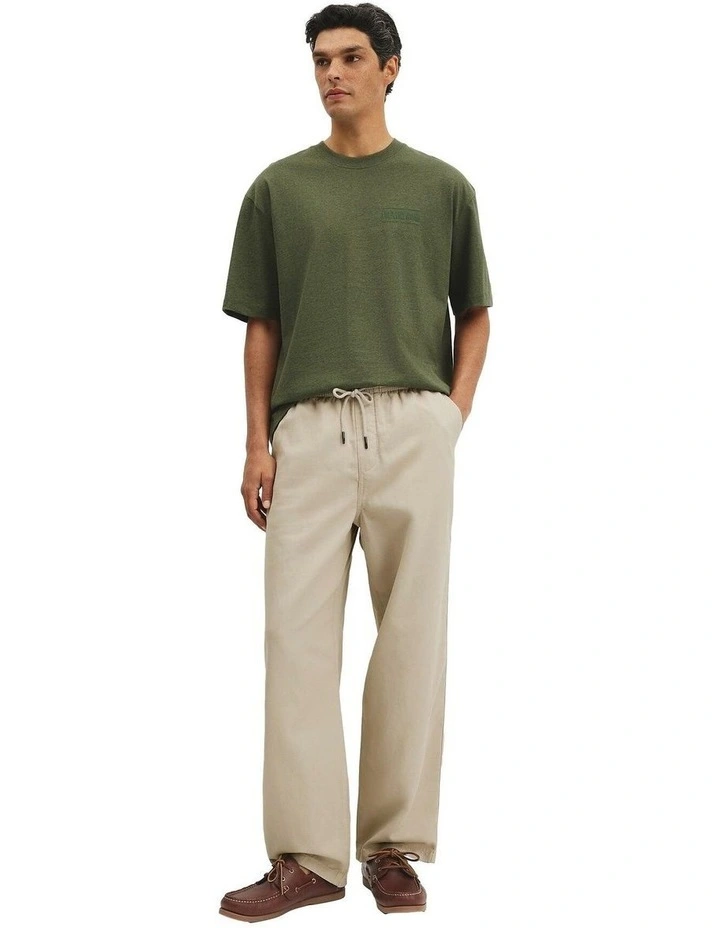 Short Sleeve Ac Hrtg Boxy T-shirt in Khaki Green image 4