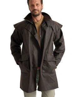COM2230HWO Ranger Oilskin Coat in Heritage