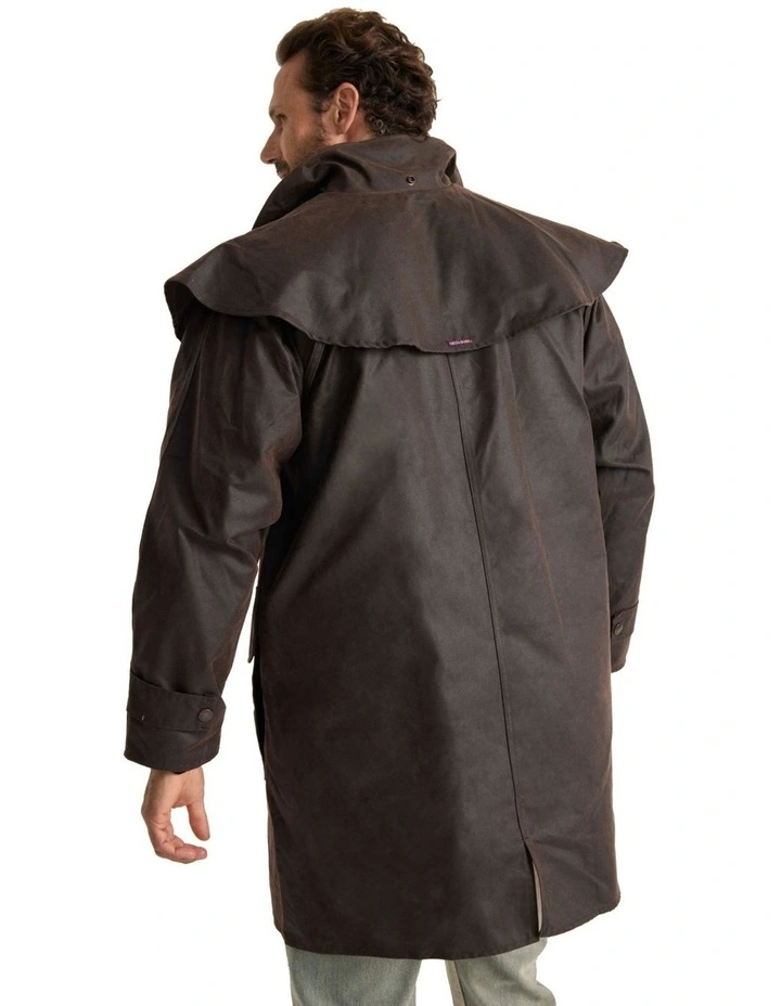 COM2230HWO Ranger Oilskin Coat in Heritage image 3