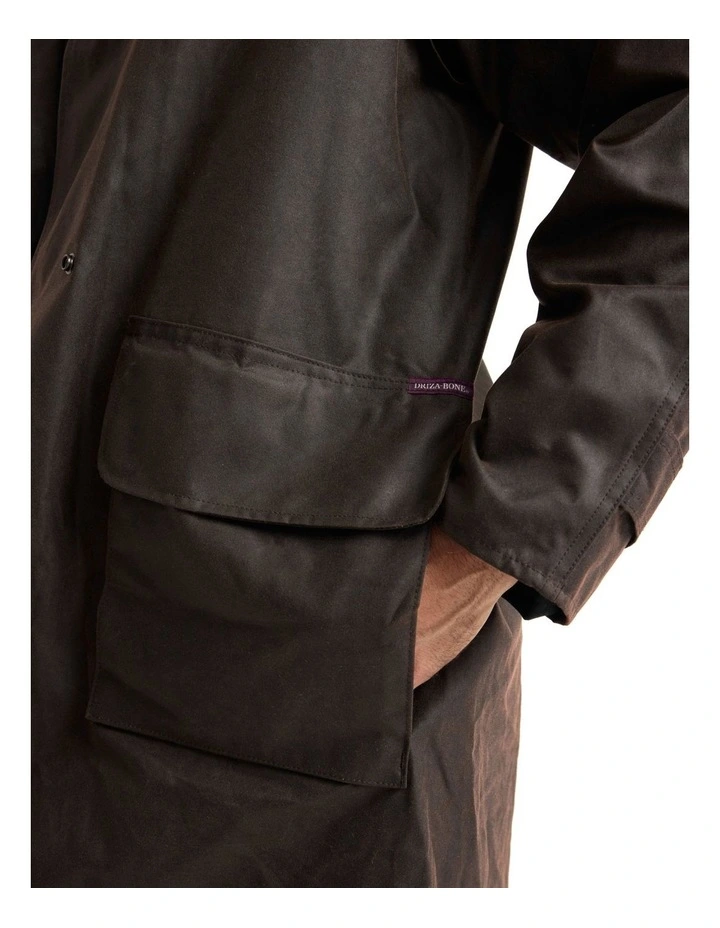 COM2230HWO Ranger Oilskin Coat in Heritage image 4