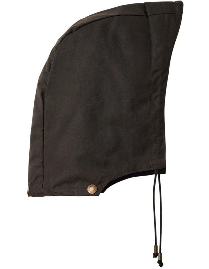 ACM2264HWO Detachable Oilskin Hood Coat in Brown image 1