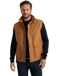 3Vem00015 Lightweight Jumbuck Vest in Siltstone