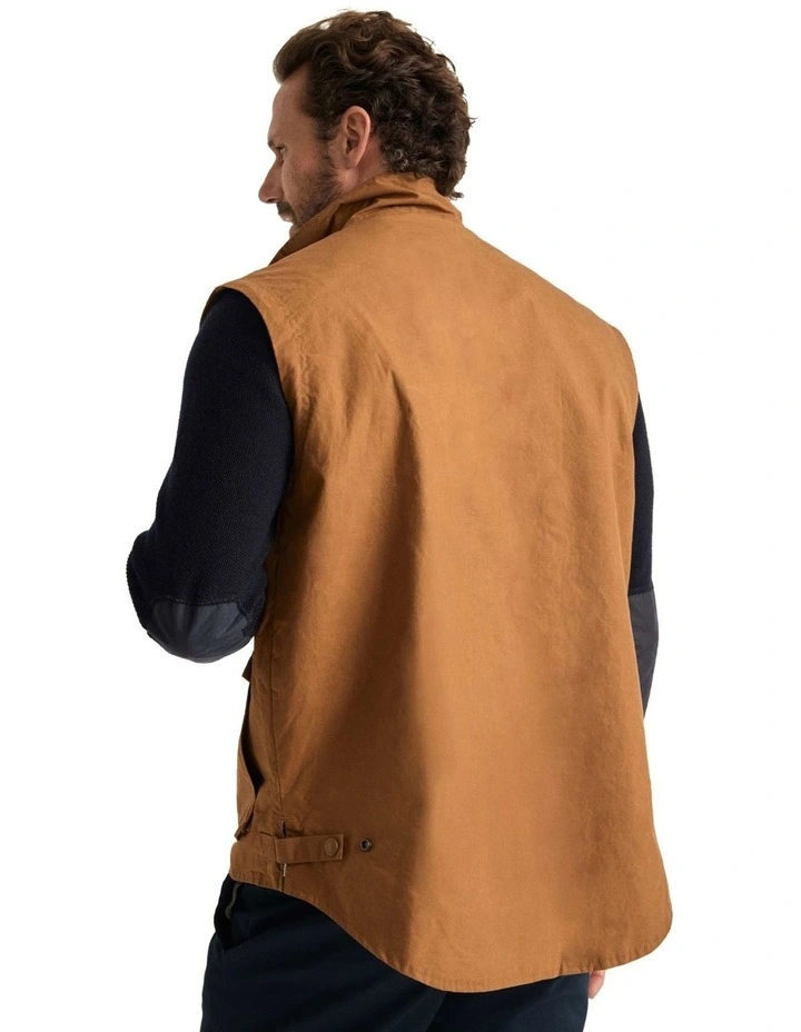 3Vem00015 Lightweight Jumbuck Vest in Siltstone image 3