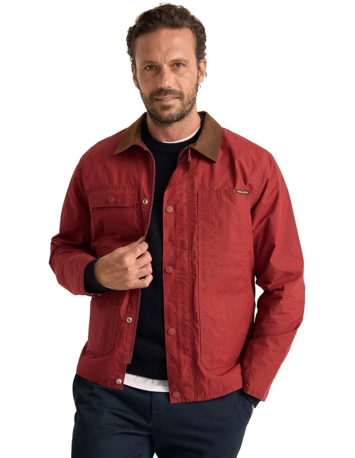 3JKM00027 Light Weight Worker Jacket in Redwood image 1