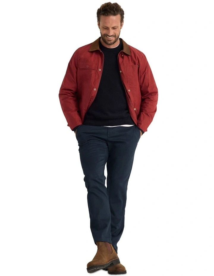 3JKM00027 Light Weight Worker Jacket in Redwood image 2
