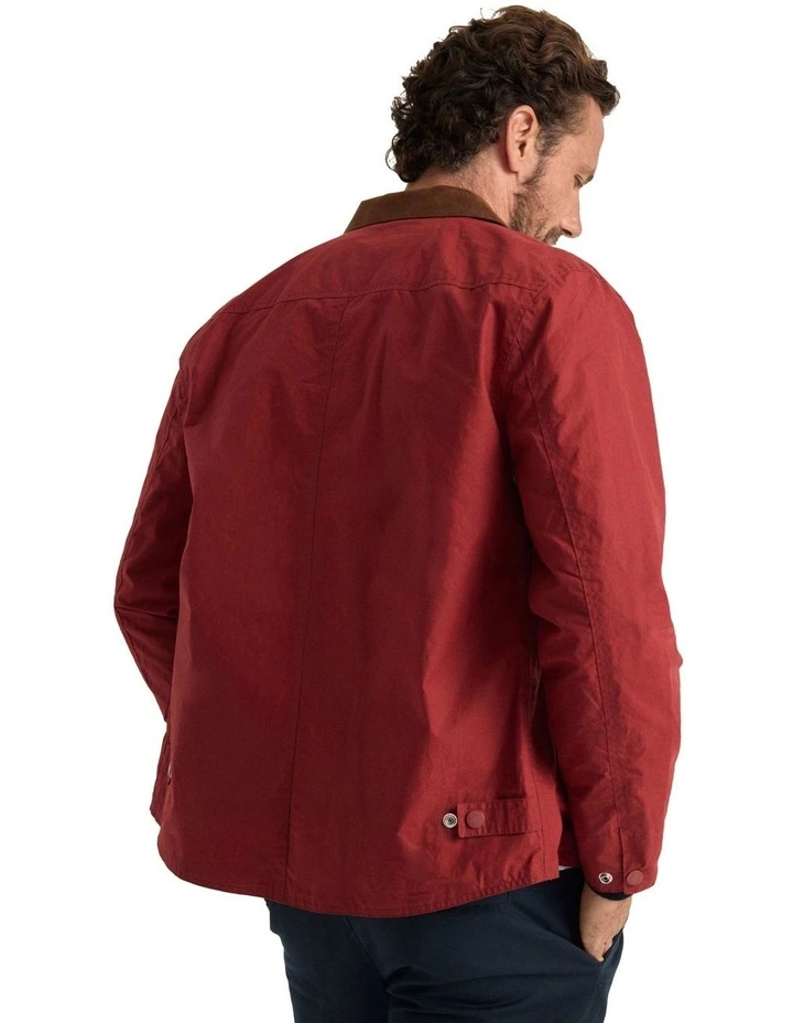 3JKM00027 Light Weight Worker Jacket in Redwood image 3