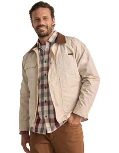 3JKM00027 Light Weight Worker Jacket in Pebble