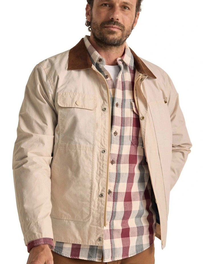 3JKM00027 Light Weight Worker Jacket in Pebble image 4