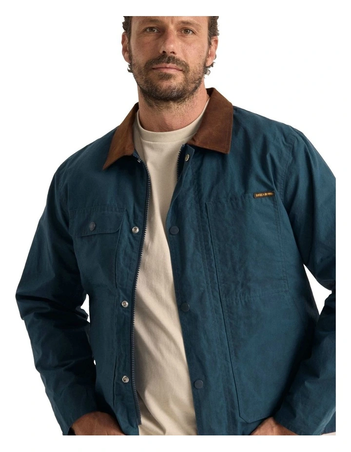 3JKM00027 Light Weight Worker Jacket in Marine image 1