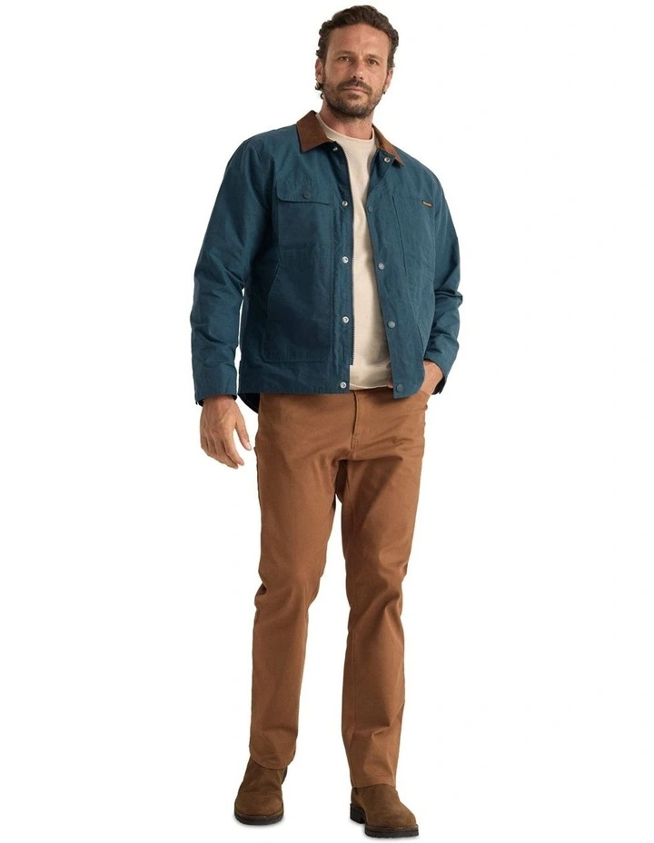 3JKM00027 Light Weight Worker Jacket in Marine image 2