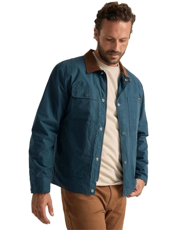3JKM00027 Light Weight Worker Jacket in Marine image 3