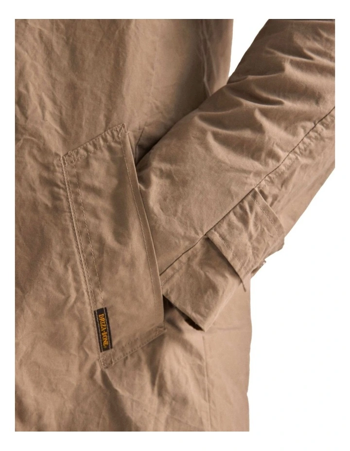 3Ctm00031 Lightweight Town & Country Coat in Desert image 5