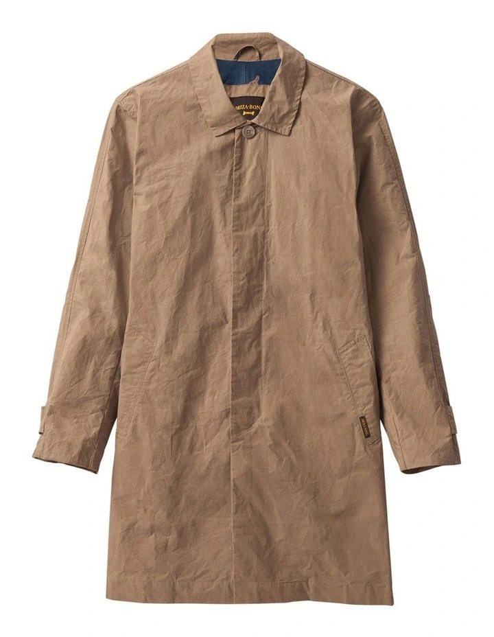 3Ctm00031 Lightweight Town & Country Coat in Desert image 6