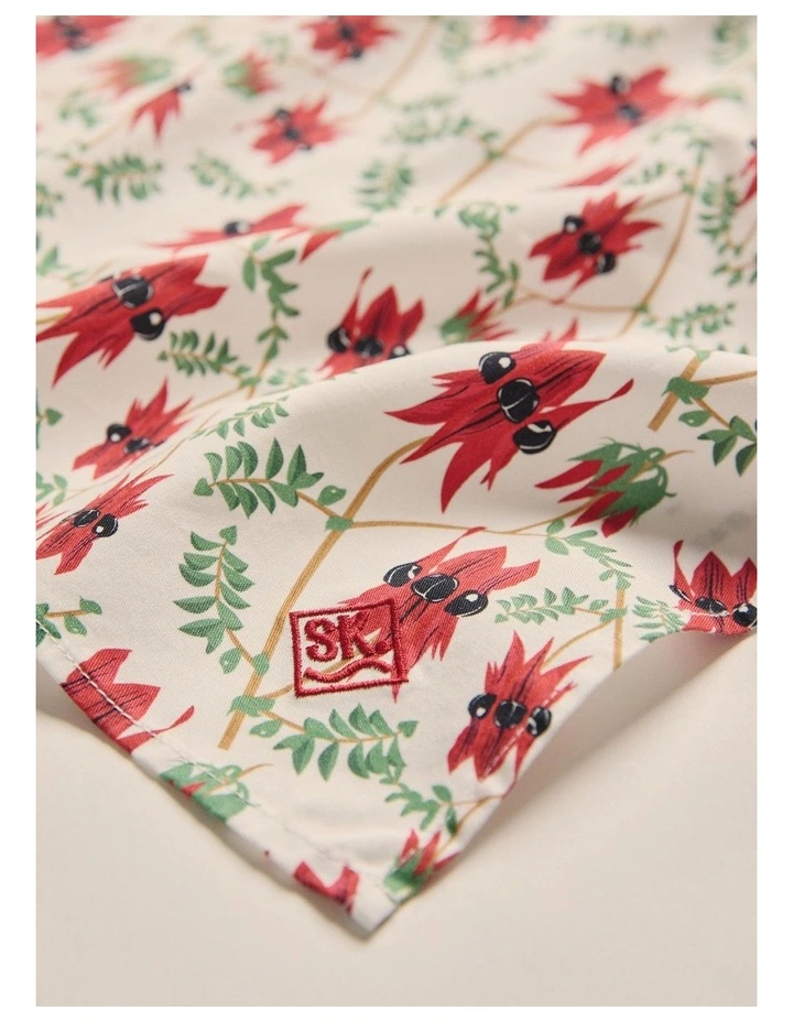 Desert Pea Bandana in Red image 2