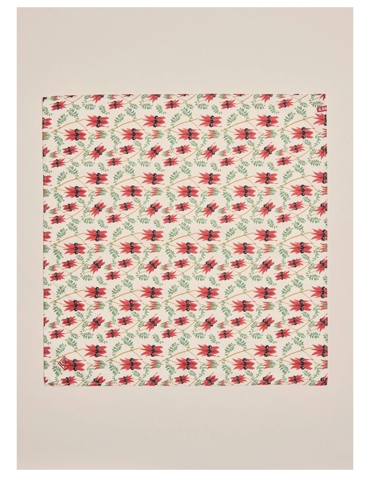 Desert Pea Bandana in Red image 3