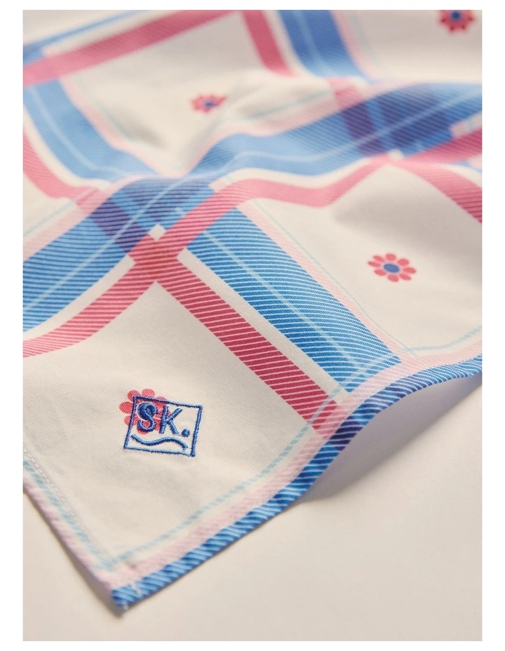 Parachilna Bandana in Mid Blue image 2