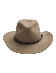 Country Fur Blend Hat in Brown