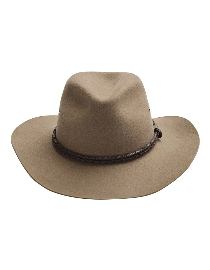 Country Fur Blend Hat in Brown image 1