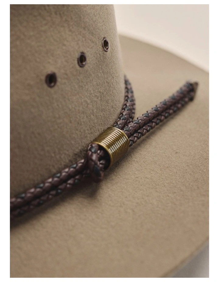 Country Fur Blend Hat in Brown image 2