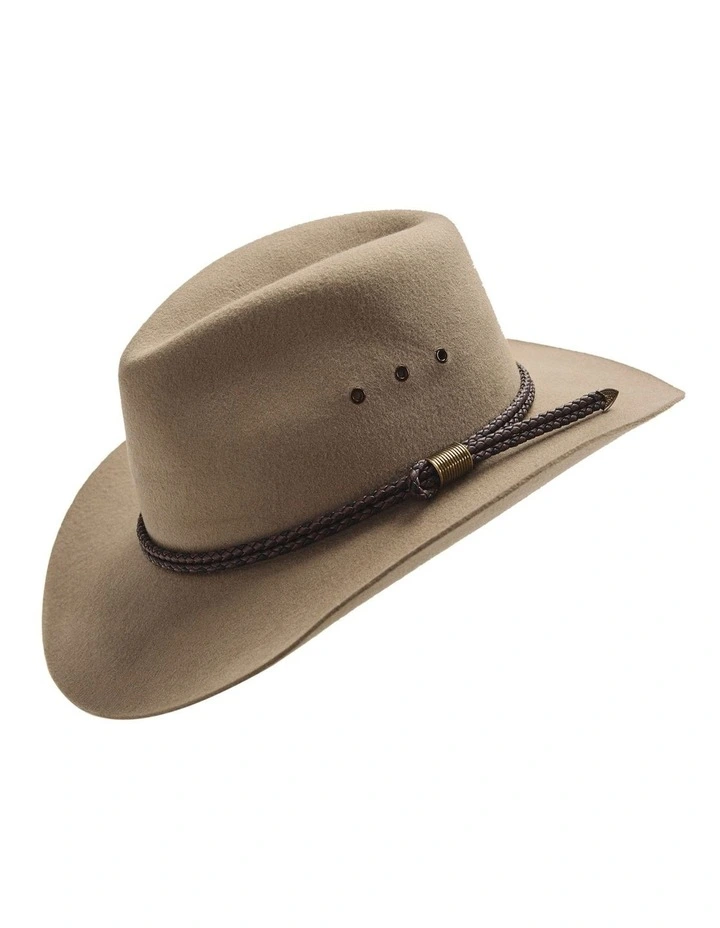 Country Fur Blend Hat in Brown image 3